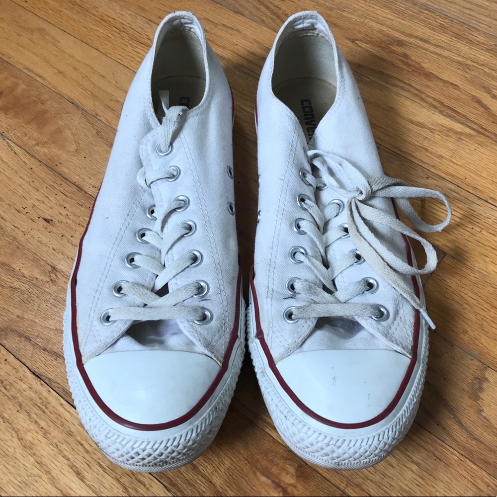 Unisex white converse
